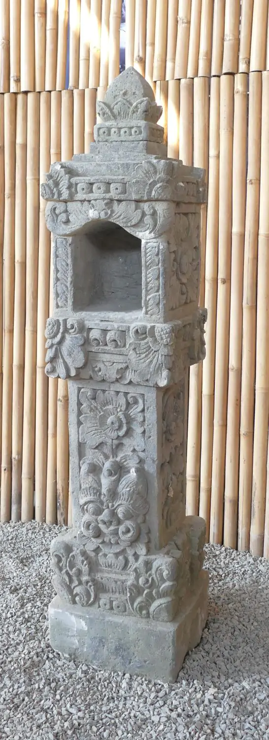  Product image 8 of the product “Balinese shrine Old Style - Made from cement and Taro Sand, 160cm height ”